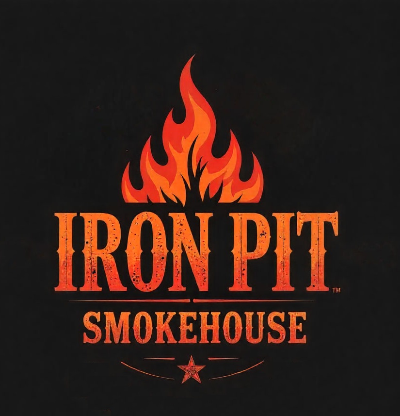 Iron Pit Smokehouse logo.